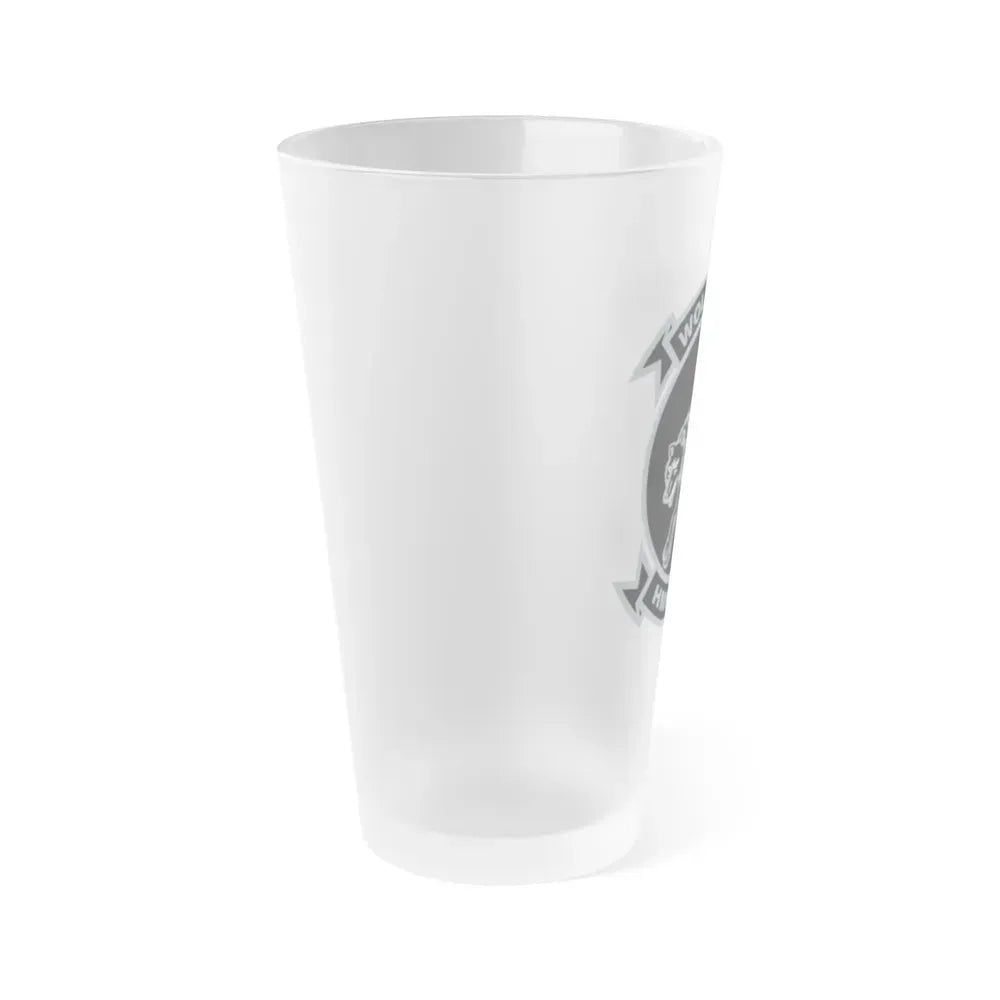 HMH 466 Wolfpack (USMC) Frosted Pint Glass 16oz - Go Mug Yourself