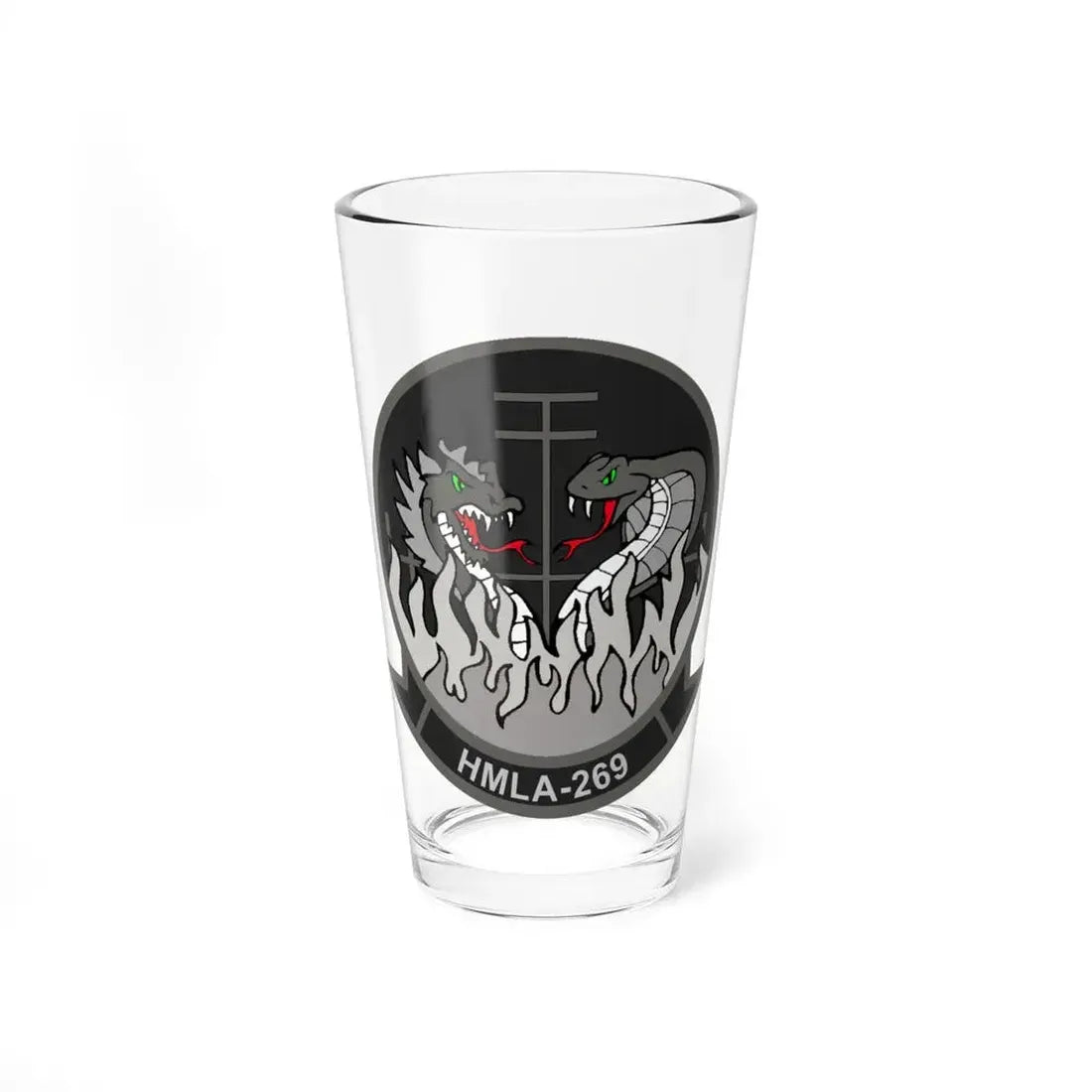 HMLA 269 (USMC) Pint Glass 16oz 16oz - Go Mug Yourself