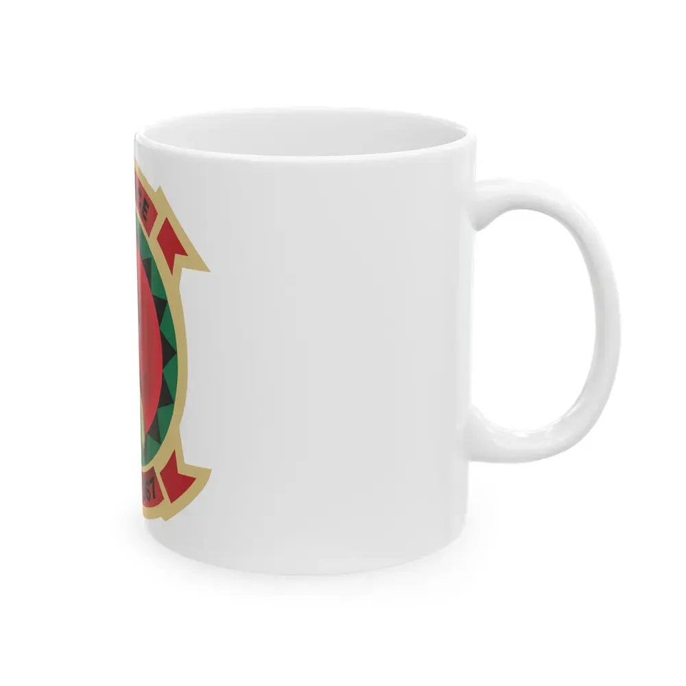 HMLA 367 Scarface (USMC) White Coffee Mug - Go Mug Yourself