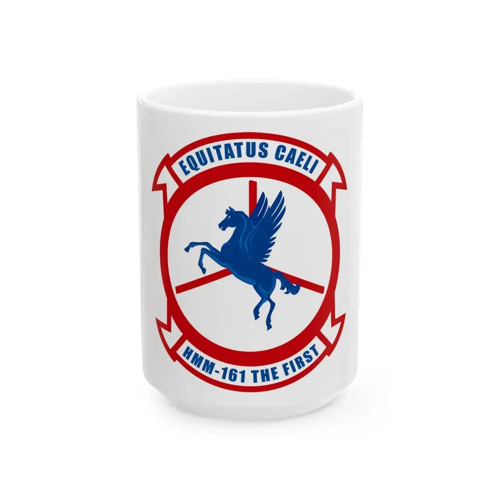 HMM 161 (USMC) White Coffee Mug 15oz - Go Mug Yourself