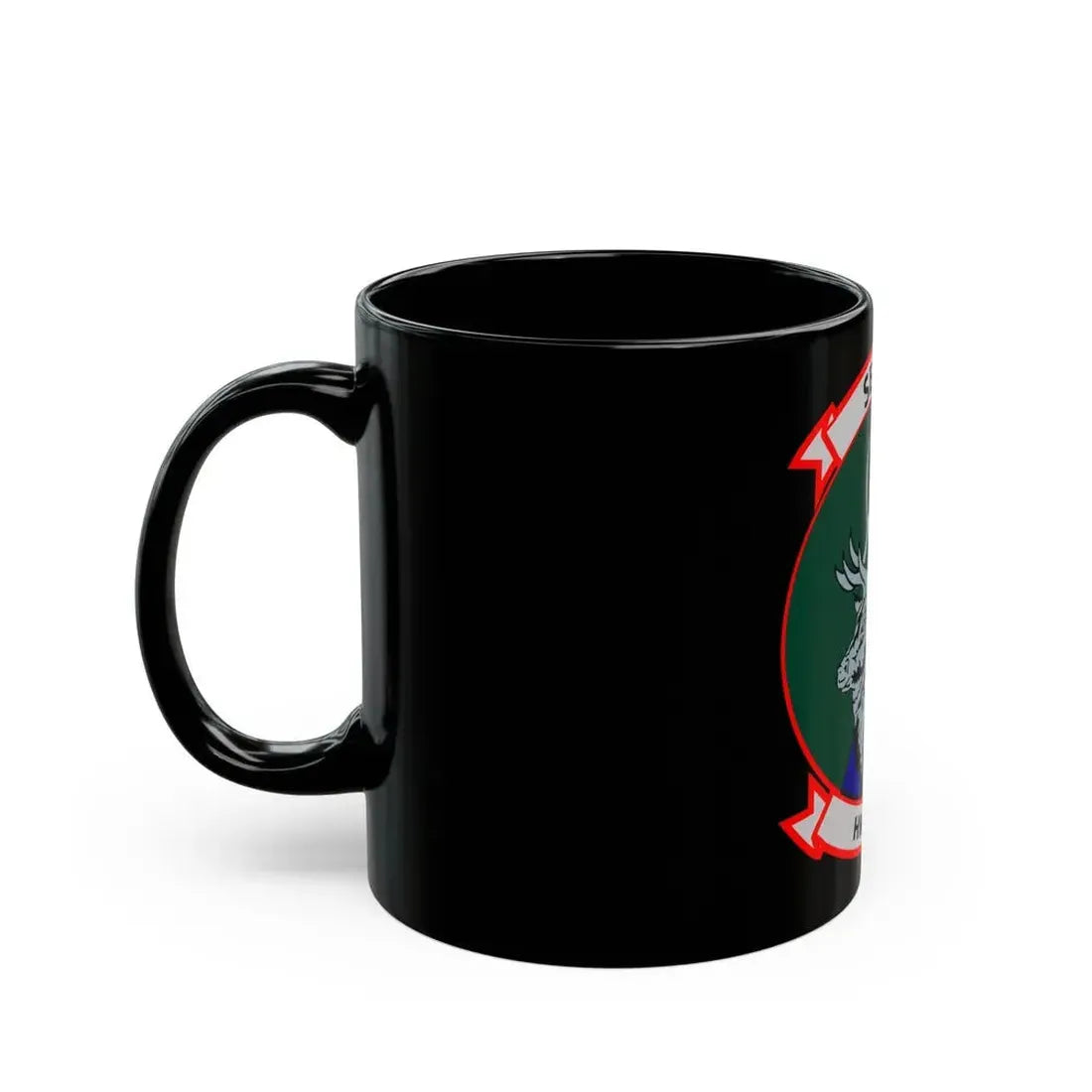 HMM 166 (USMC) Black Coffee Mug - Go Mug Yourself