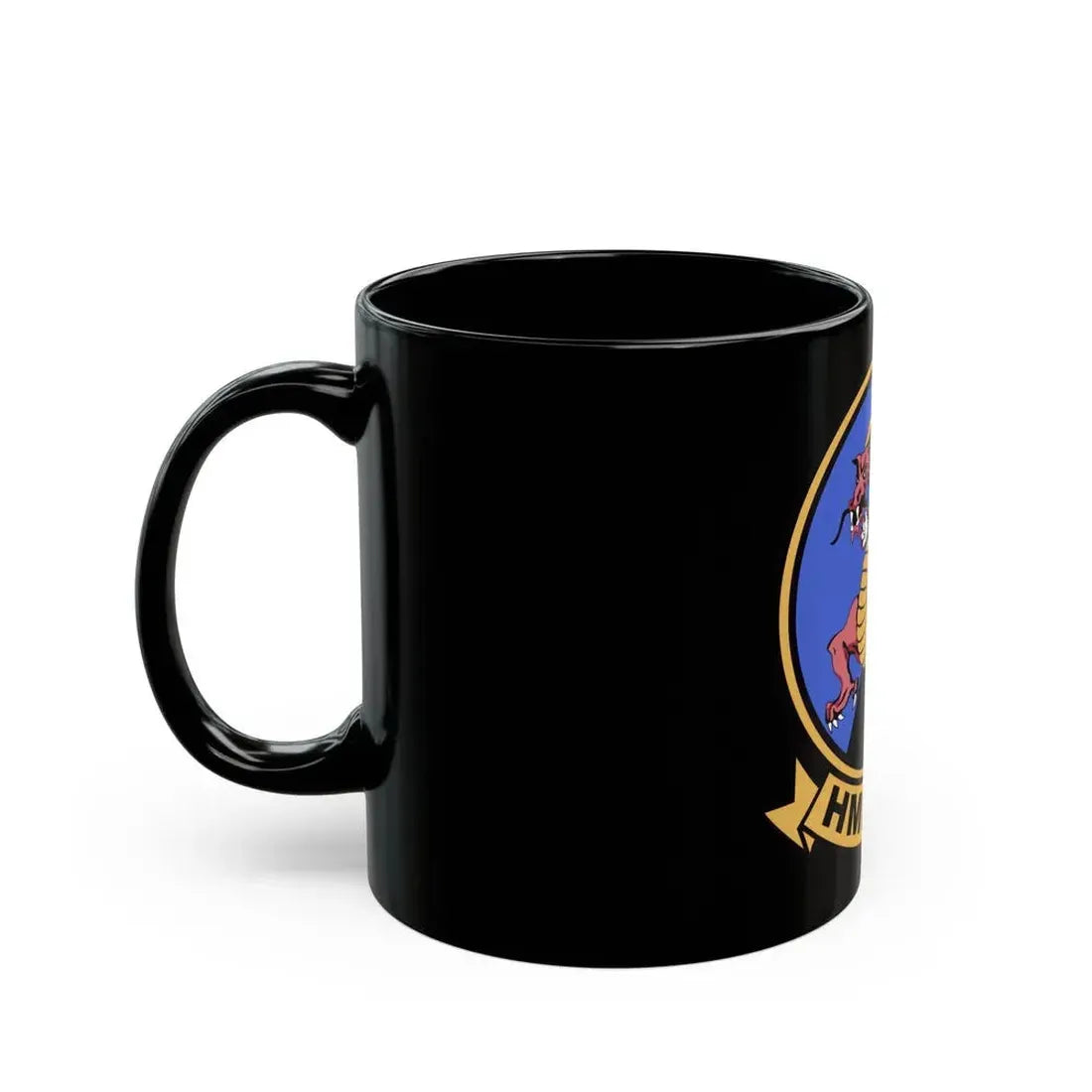 HMM 268 (USMC) Black Coffee Mug - Go Mug Yourself