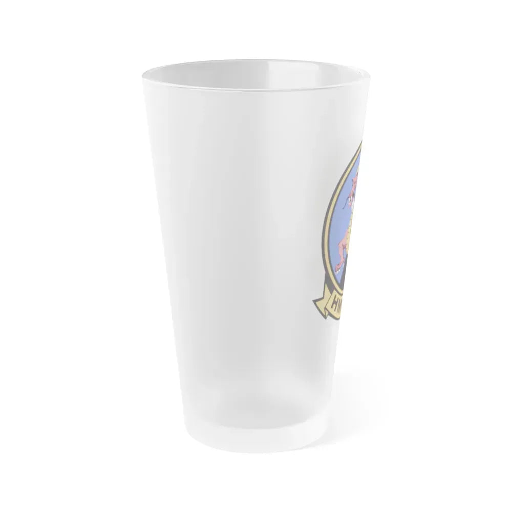 HMM 268 (USMC) Frosted Pint Glass 16oz - Go Mug Yourself