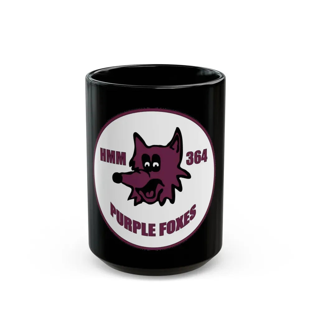 HMM 364 (USMC) Black Coffee Mug 15oz - Go Mug Yourself