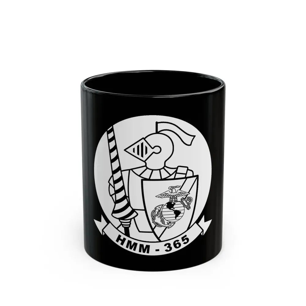 HMM 365 (USMC) Black Coffee Mug 11oz - Go Mug Yourself