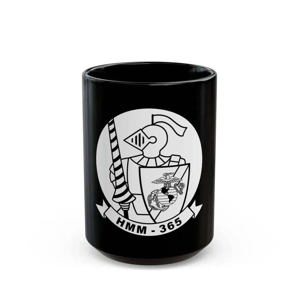 HMM 365 (USMC) Black Coffee Mug 15oz - Go Mug Yourself