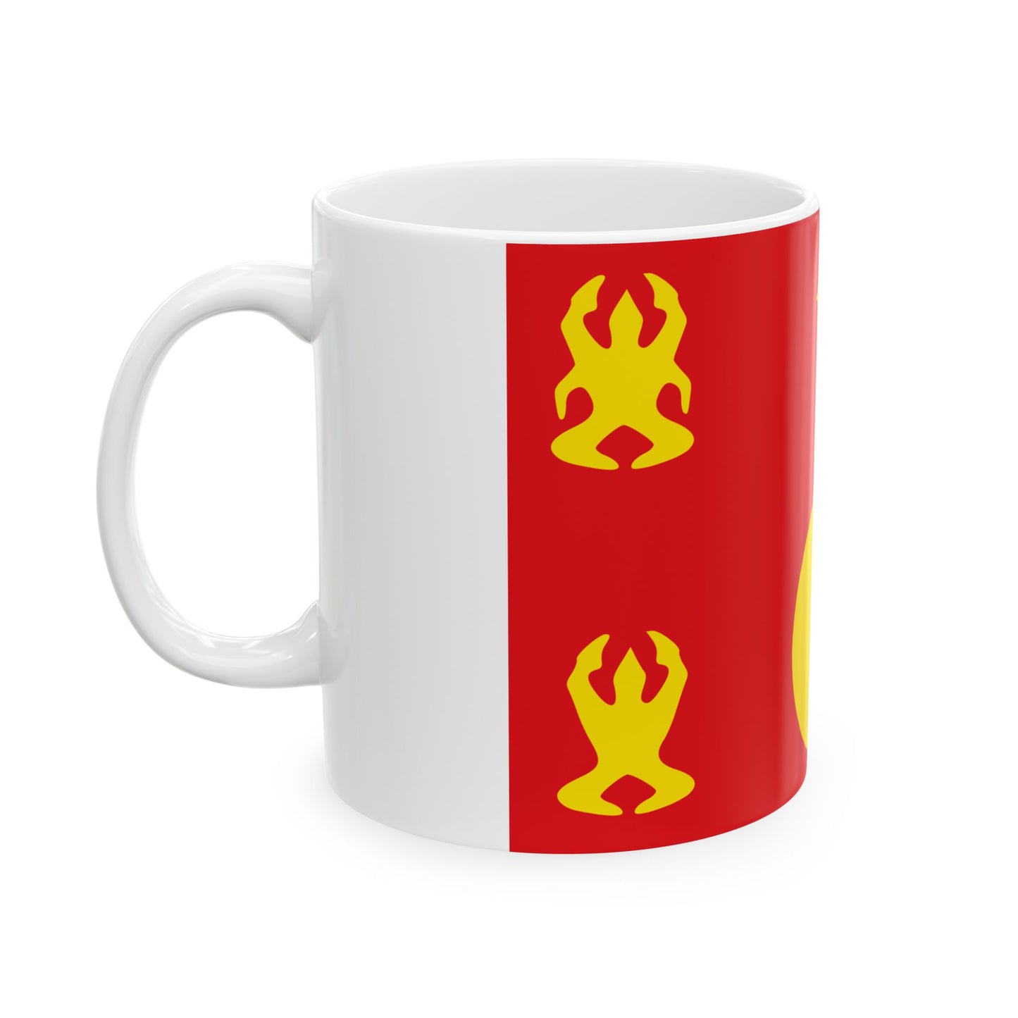 Hmong flag (China) White Coffee Mug-Go Mug Yourself