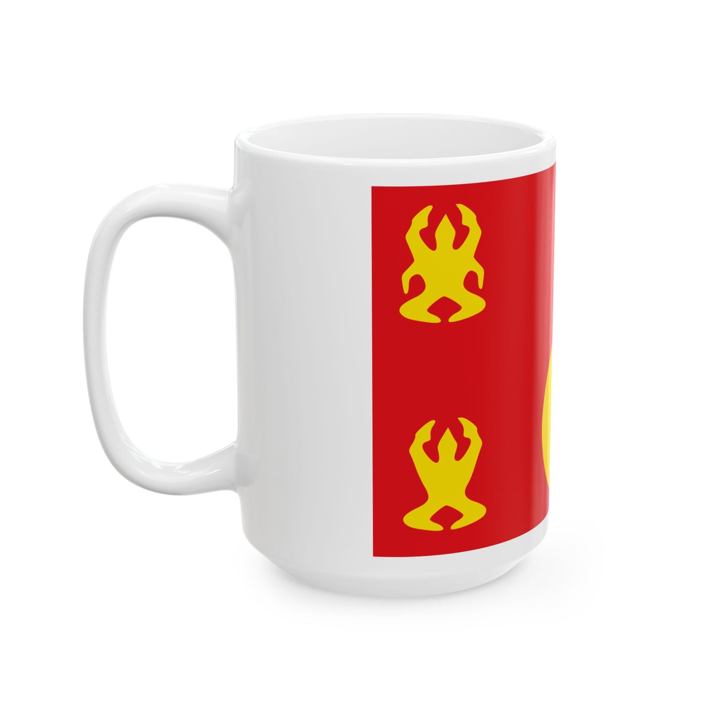 Hmong flag (China) White Coffee Mug-Go Mug Yourself