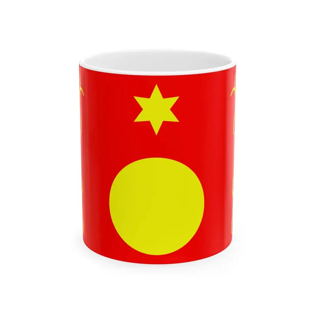 Hmong Flag UNPO (Laos) White Coffee Mug 11oz - Go Mug Yourself