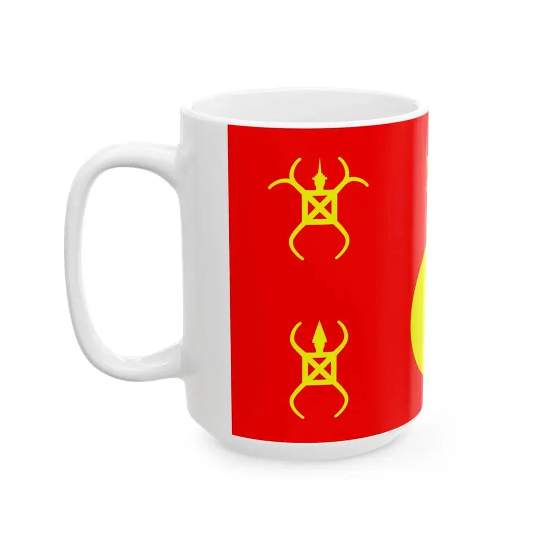 Hmong Flag UNPO (Laos) White Coffee Mug - Go Mug Yourself