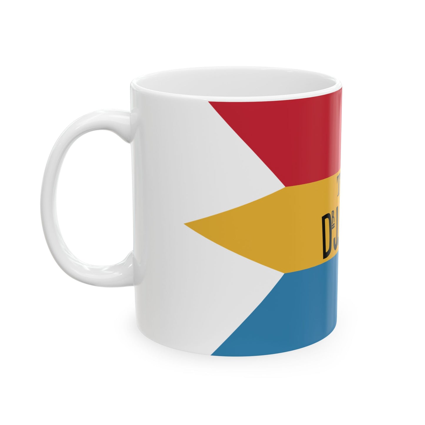 Hodosius electoral flag 1869 (Hungary) White Coffee Mug-Go Mug Yourself