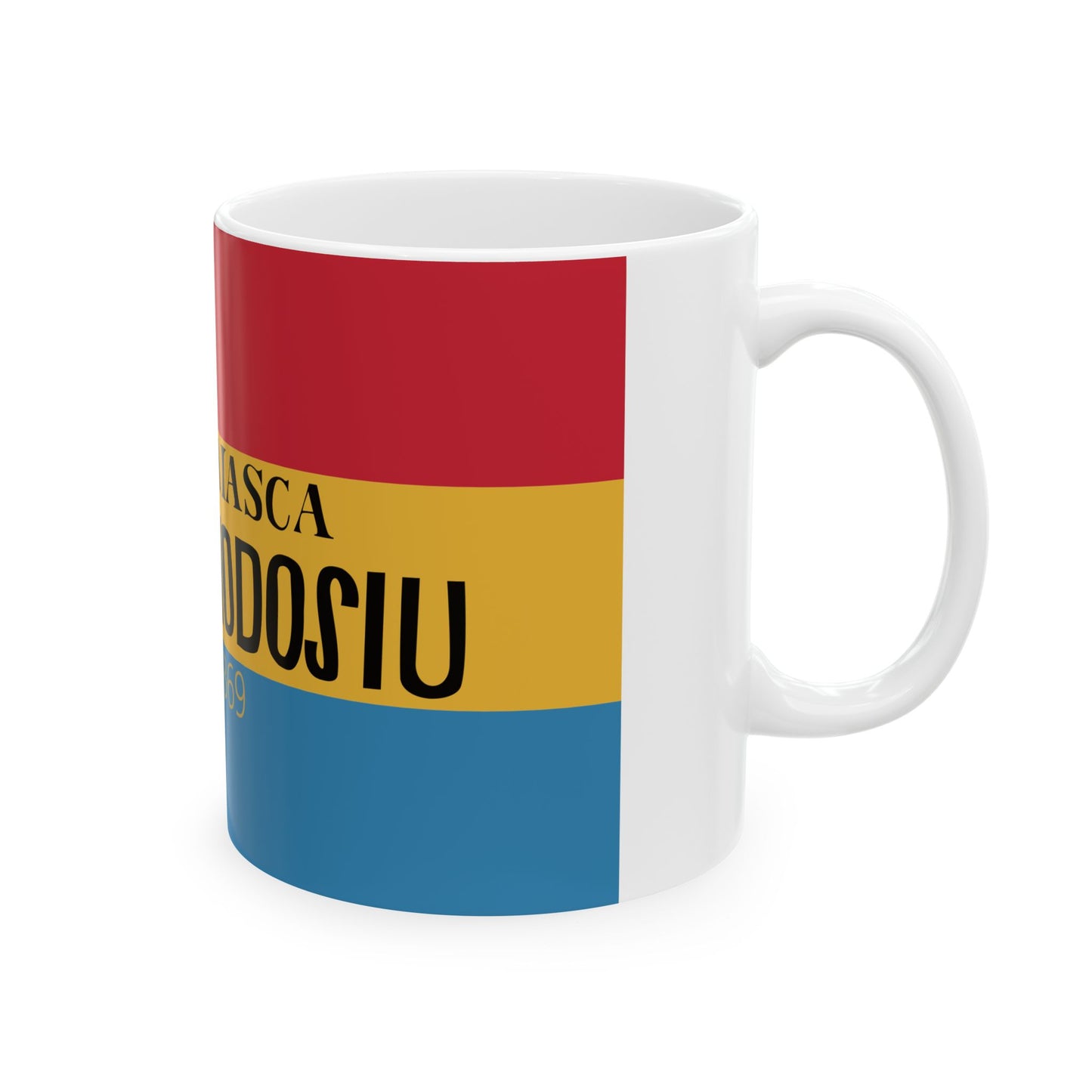 Hodosius electoral flag 1869 (Hungary) White Coffee Mug-Go Mug Yourself