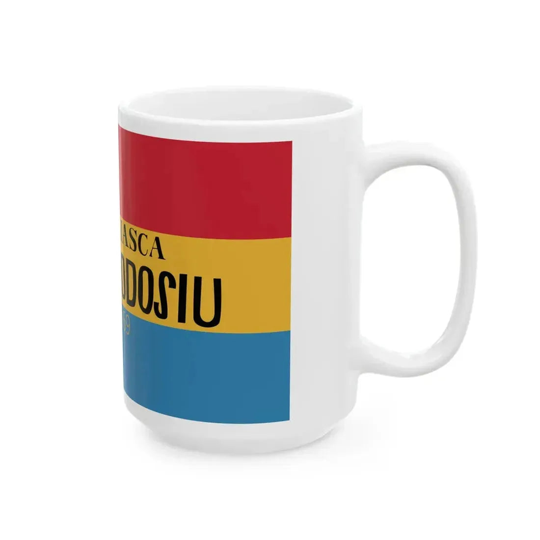 Hodosius electoral flag 1869 (Hungary) White Coffee Mug - Go Mug Yourself