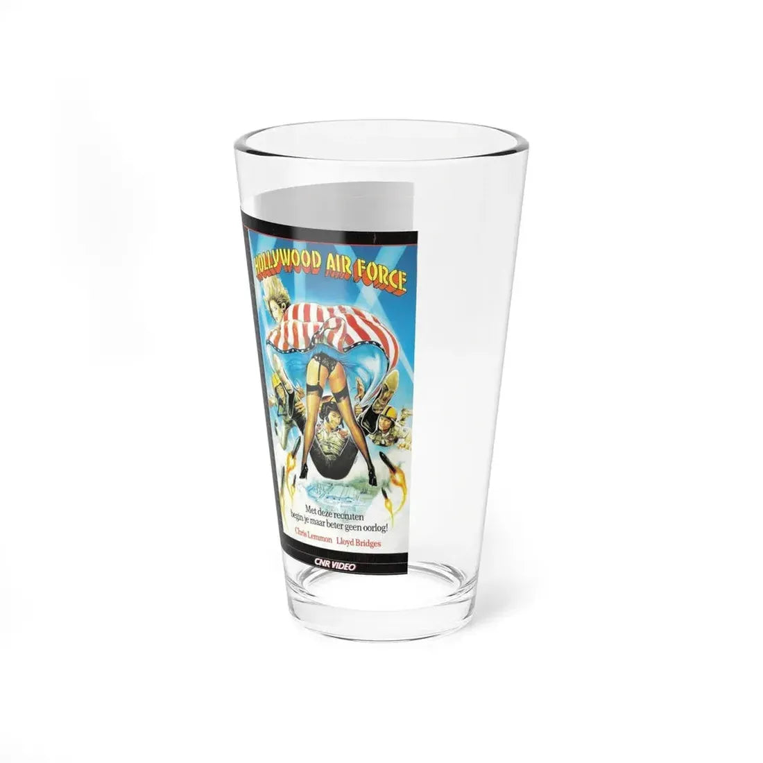 HOLLYWOOD AIR FORCE (VHS COVER) Pint Glass 16oz - Go Mug Yourself