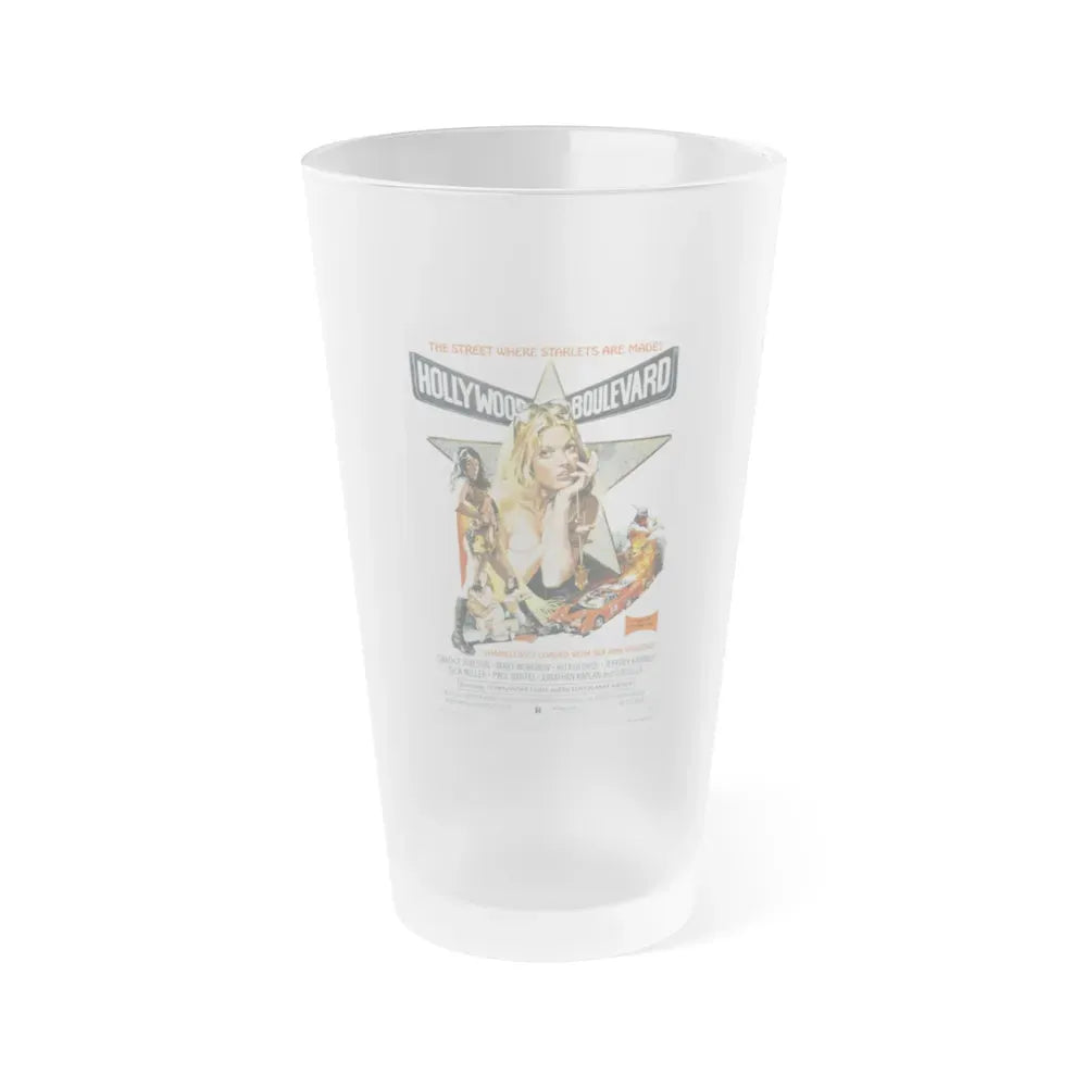 HOLLYWOOD BOULEVARD 1976 Movie Poster - Frosted Pint Glass 16oz Default Title - Go Mug Yourself