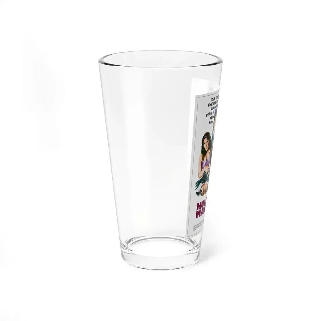 HOLLYWOOD MAN 1976 Movie Poster - Pint Glass 16oz - Go Mug Yourself