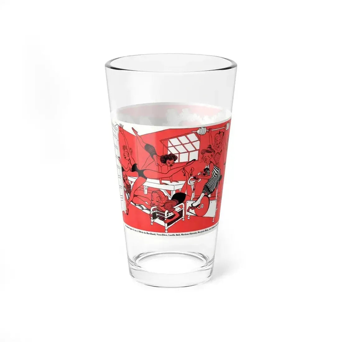 Hollywood's Favorite Sweat Shop, Collier's, December 13, 1952 - Pint Glass 16oz - Go Mug Yourself