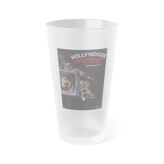 HOLLYWOOD'S NEW BLOOD 1988 Movie Poster - Frosted Pint Glass 16oz Default Title - Go Mug Yourself