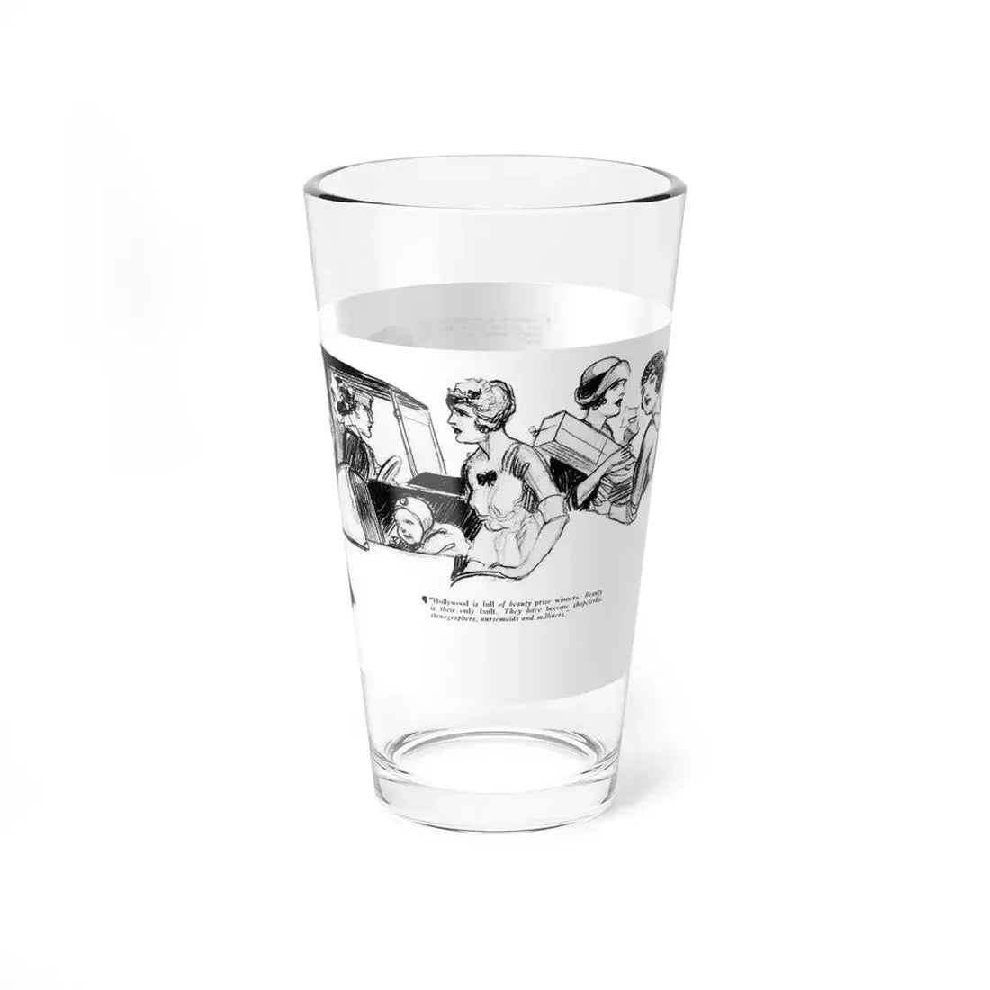 Hollywood - the City of Beautiful Girls (2), Screenland, January 1923 - Pint Glass 16oz - Go Mug Yourself
