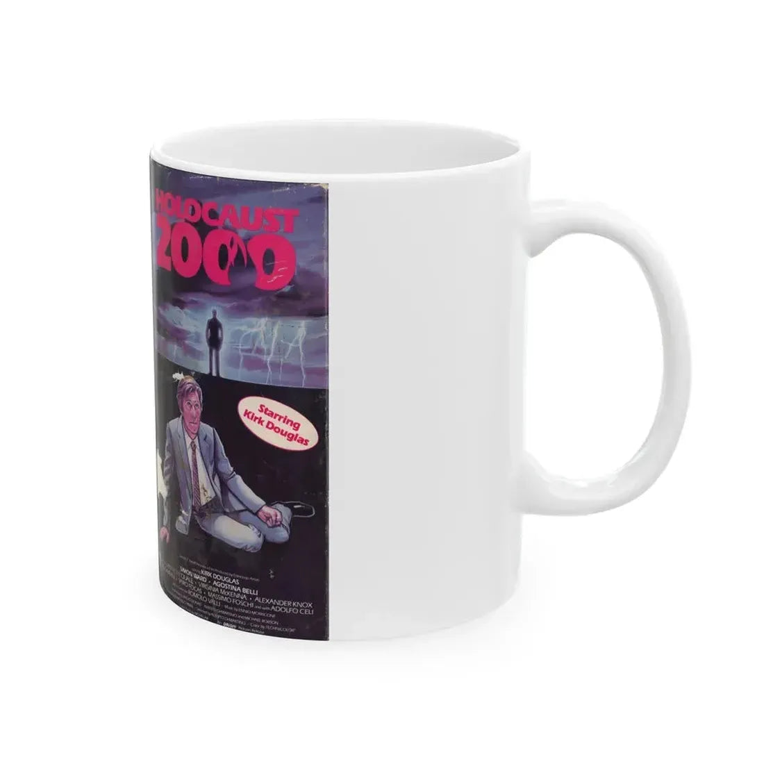 HOLOCAUST 2000 (VHS COVER) - White Coffee Mug - Go Mug Yourself