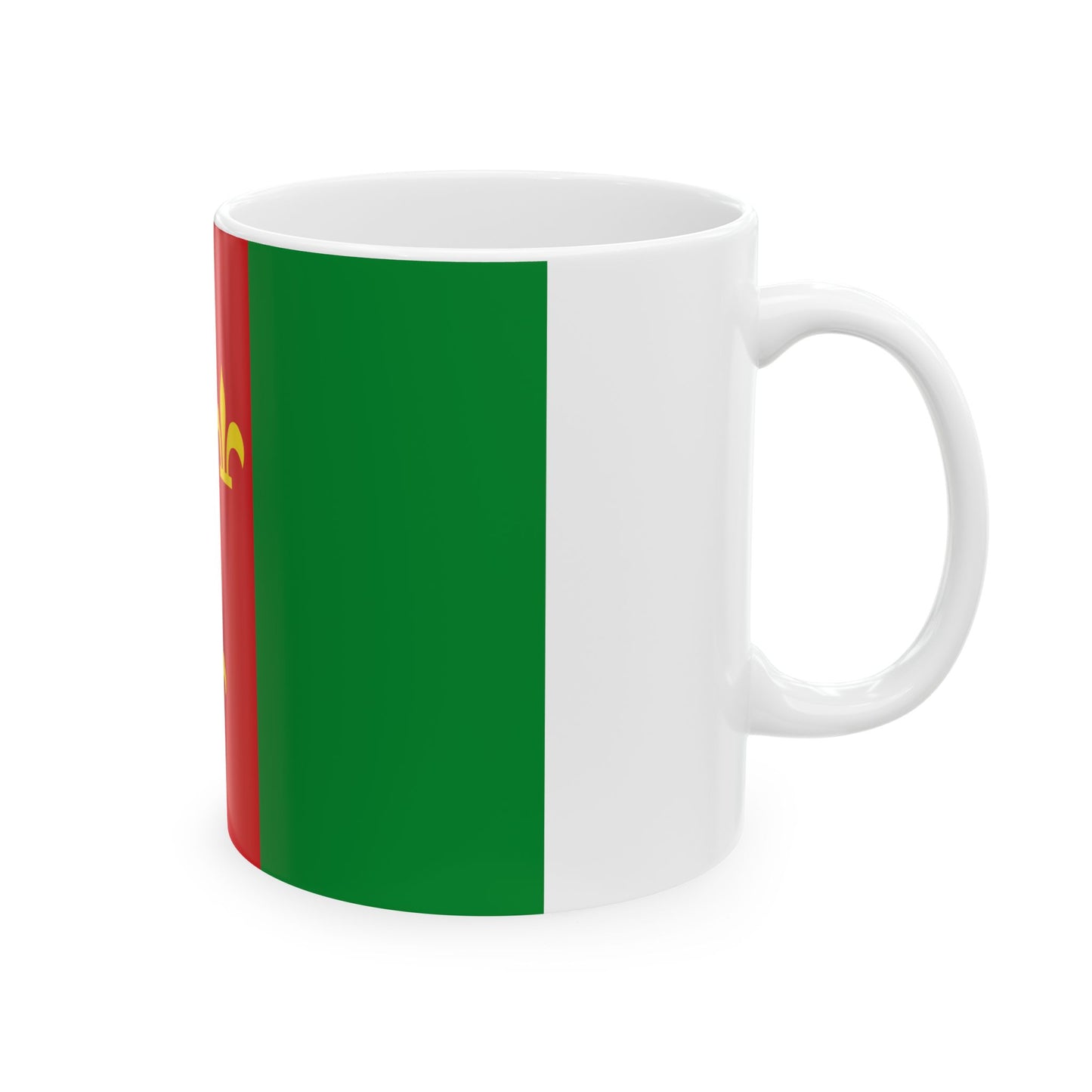 Holsbeek vlag (Belgium) White Coffee Mug-Go Mug Yourself