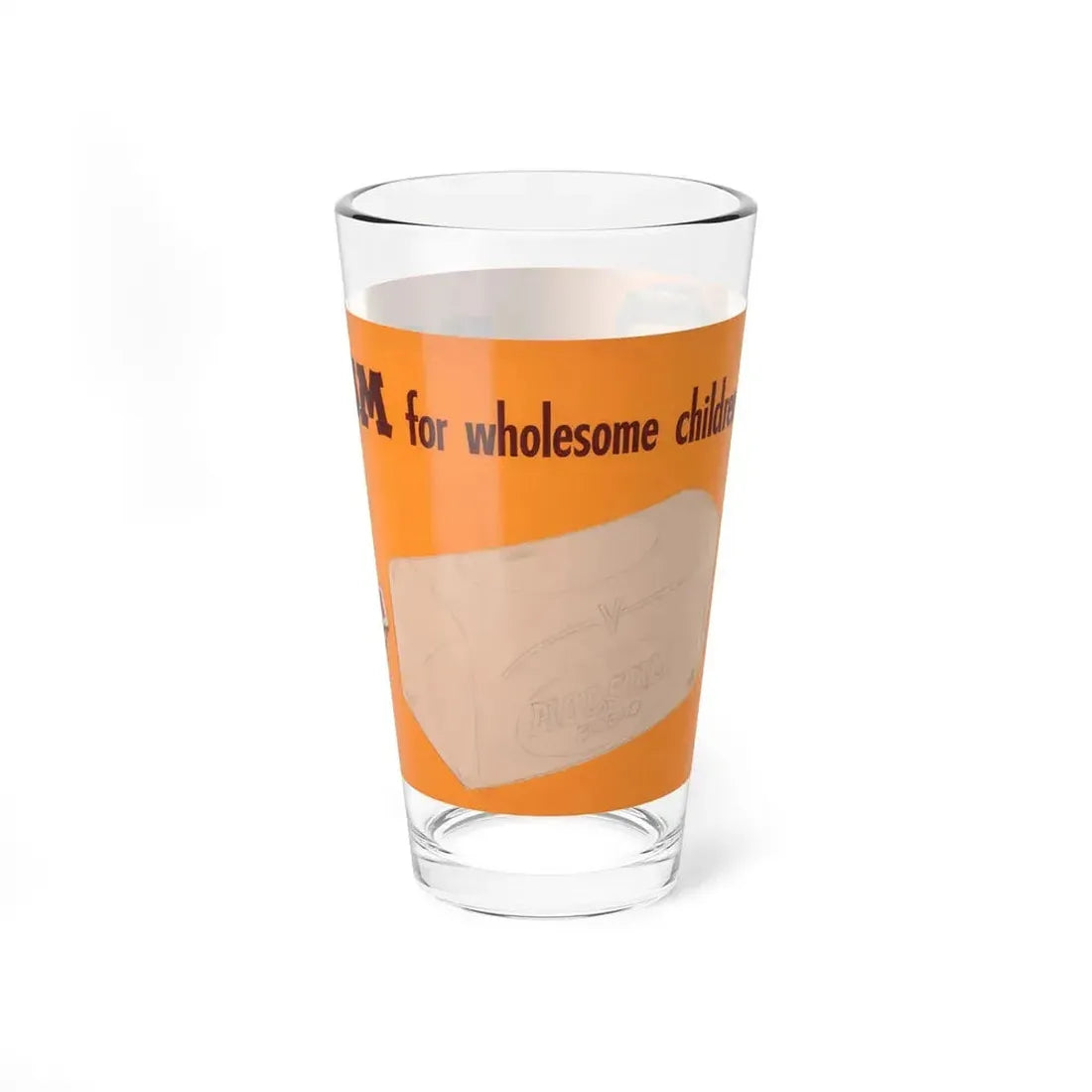 Holsum for Wholesome Children, Holsum Bread advertisement, circa 1946 - Pint Glass 16oz - Go Mug Yourself