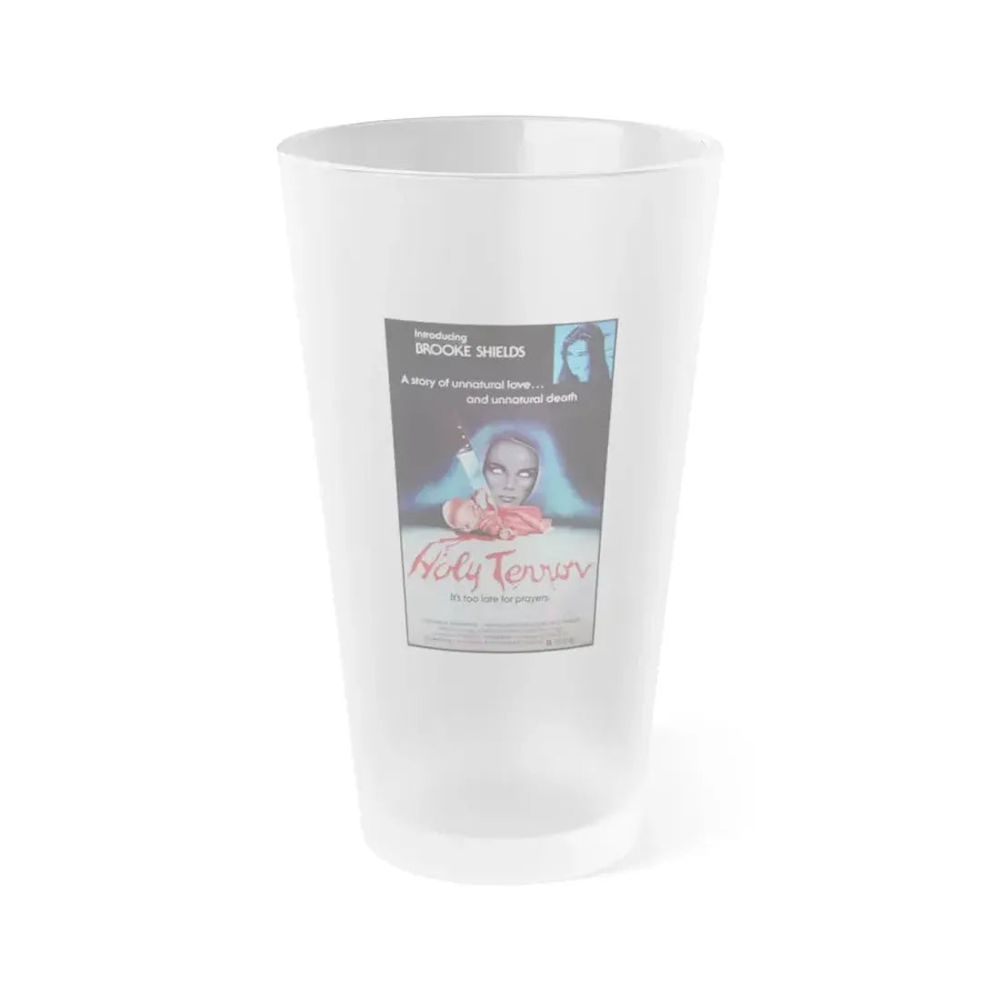 HOLY TERROR (ALICE SWEET ALICE) 1976 Movie Poster - Frosted Pint Glass 16oz 16oz Frosted - Go Mug Yourself