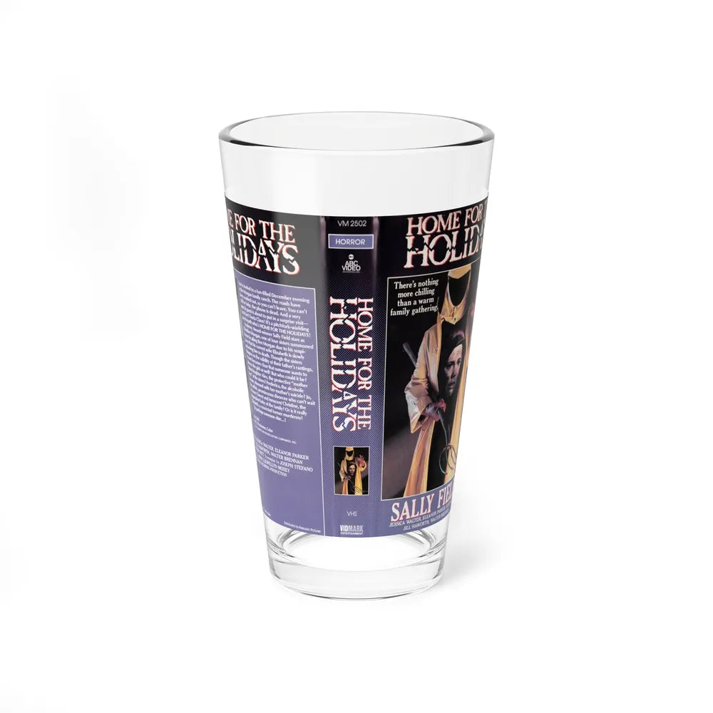HOME FOR THE HOLIDAYS (VHS COVER) Pint Glass 16oz 16oz - Go Mug Yourself