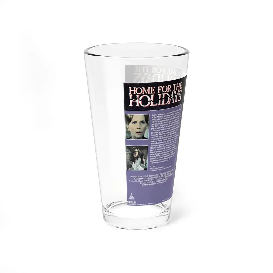 HOME FOR THE HOLIDAYS (VHS COVER) Pint Glass 16oz - Go Mug Yourself