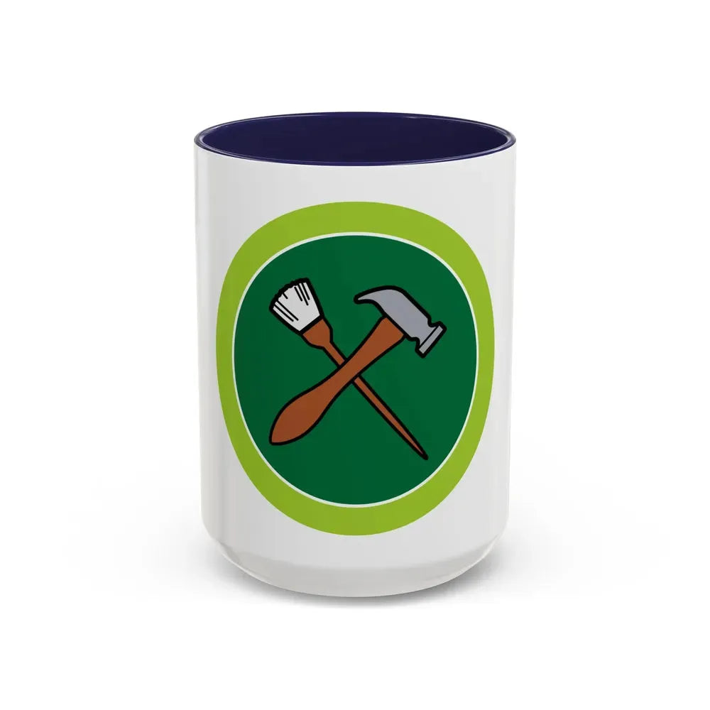 Home Repairs (Boy Scout Merit Badge) Accent Coffee Mug 15oz Navy - Go Mug Yourself
