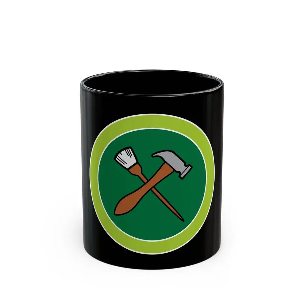Home Repairs (Boy Scout Merit Badge) Black Coffee Mug 11oz - Go Mug Yourself