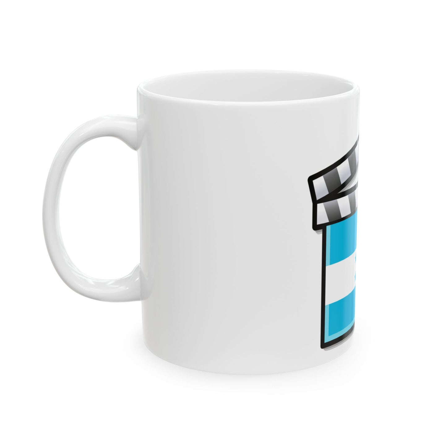 Honduras film clapperboard (Honduras) White Coffee Mug-Go Mug Yourself