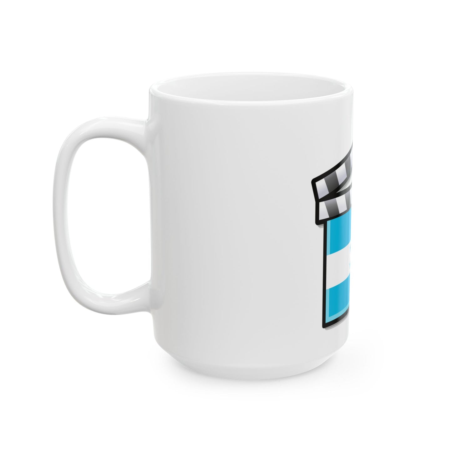 Honduras film clapperboard (Honduras) White Coffee Mug-Go Mug Yourself
