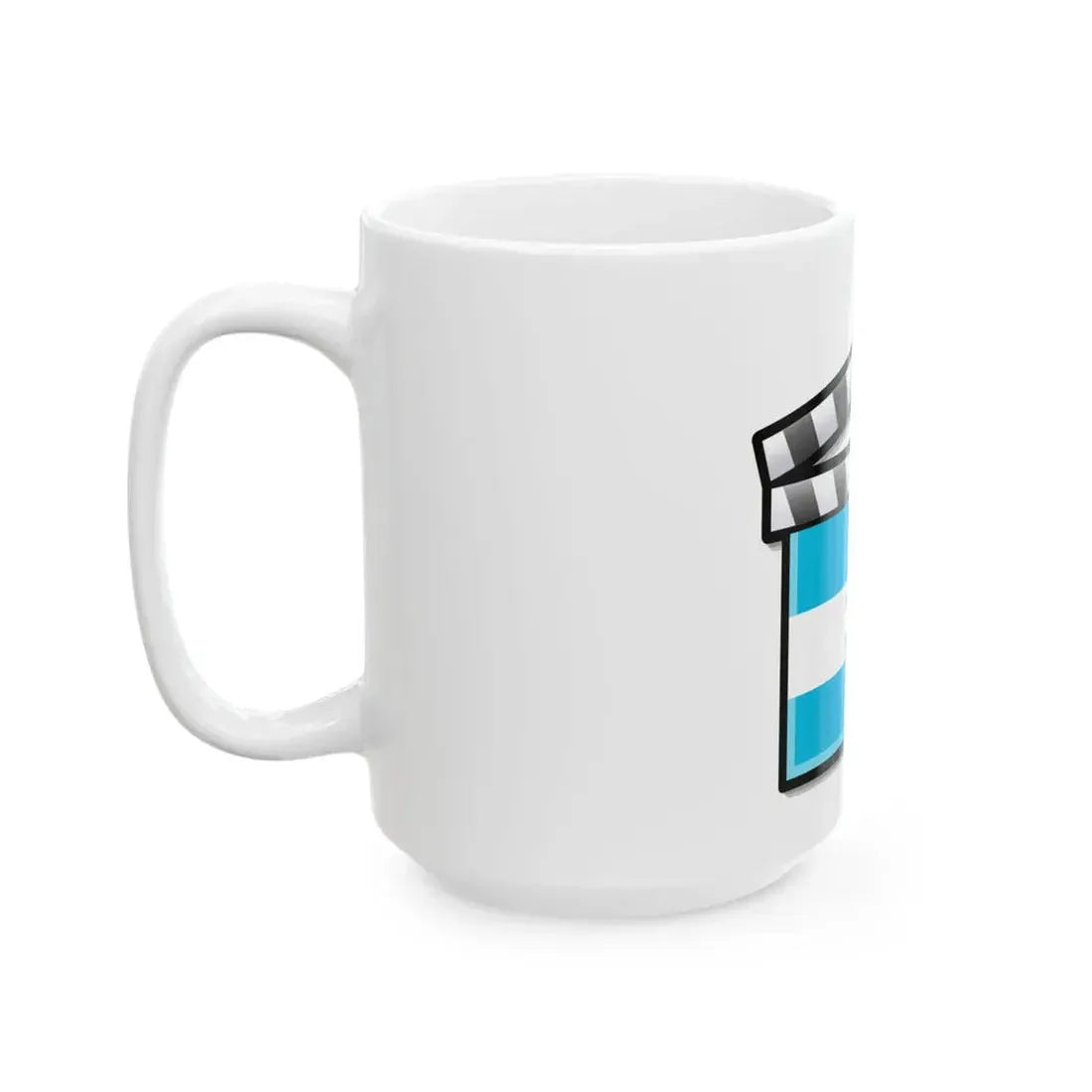 Honduras film clapperboard (Honduras) White Coffee Mug - Go Mug Yourself