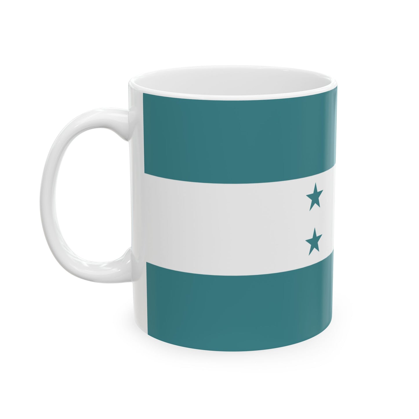 Honduras flag (Honduras) White Coffee Mug-Go Mug Yourself