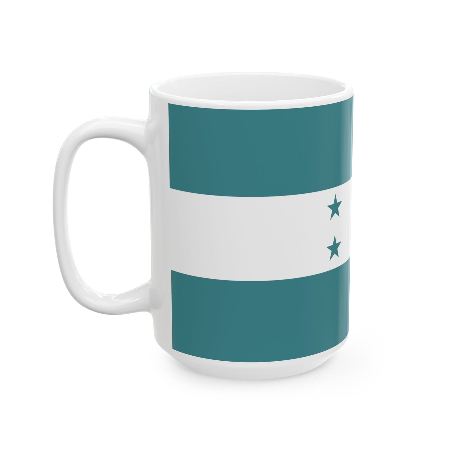 Honduras flag (Honduras) White Coffee Mug-Go Mug Yourself