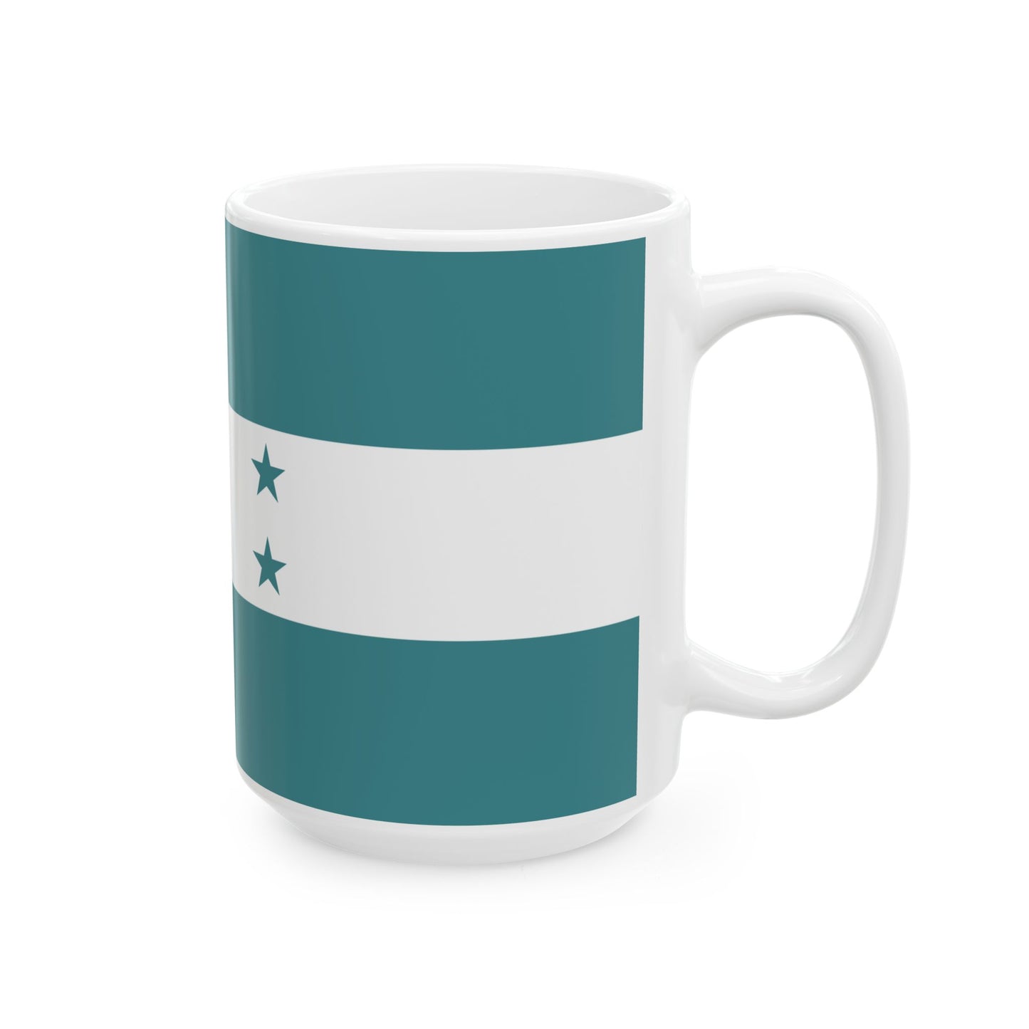 Honduras flag (Honduras) White Coffee Mug-Go Mug Yourself
