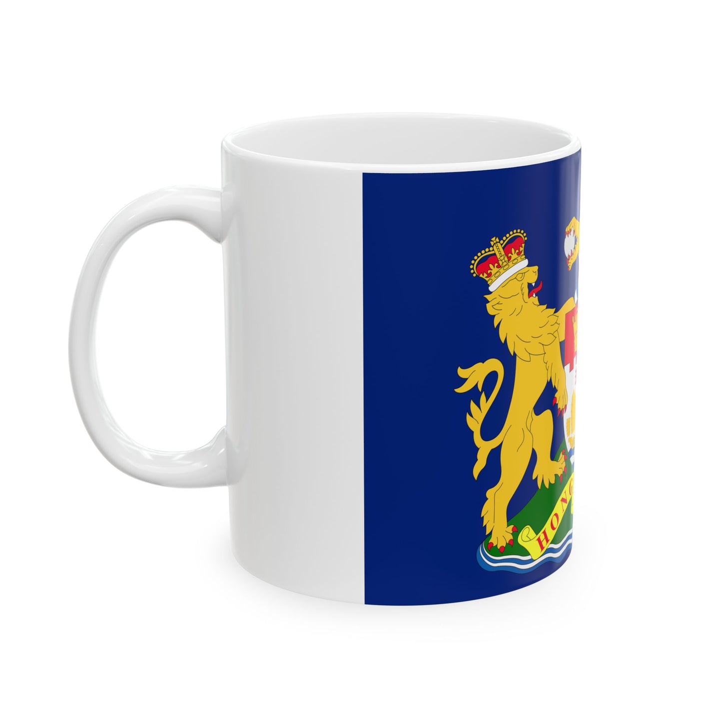 Hong Kong Autonomy Movement Flag (China) White Coffee Mug-Go Mug Yourself