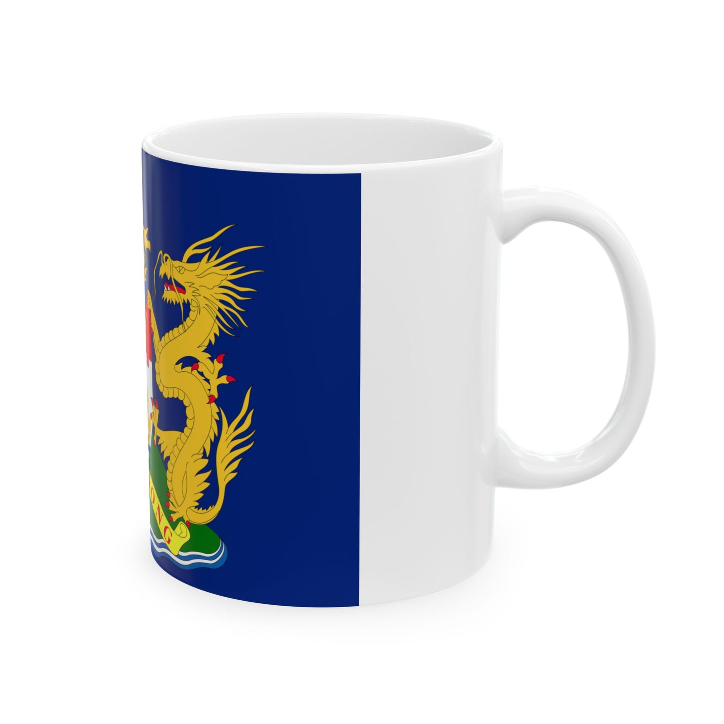 Hong Kong Autonomy Movement Flag (China) White Coffee Mug-Go Mug Yourself