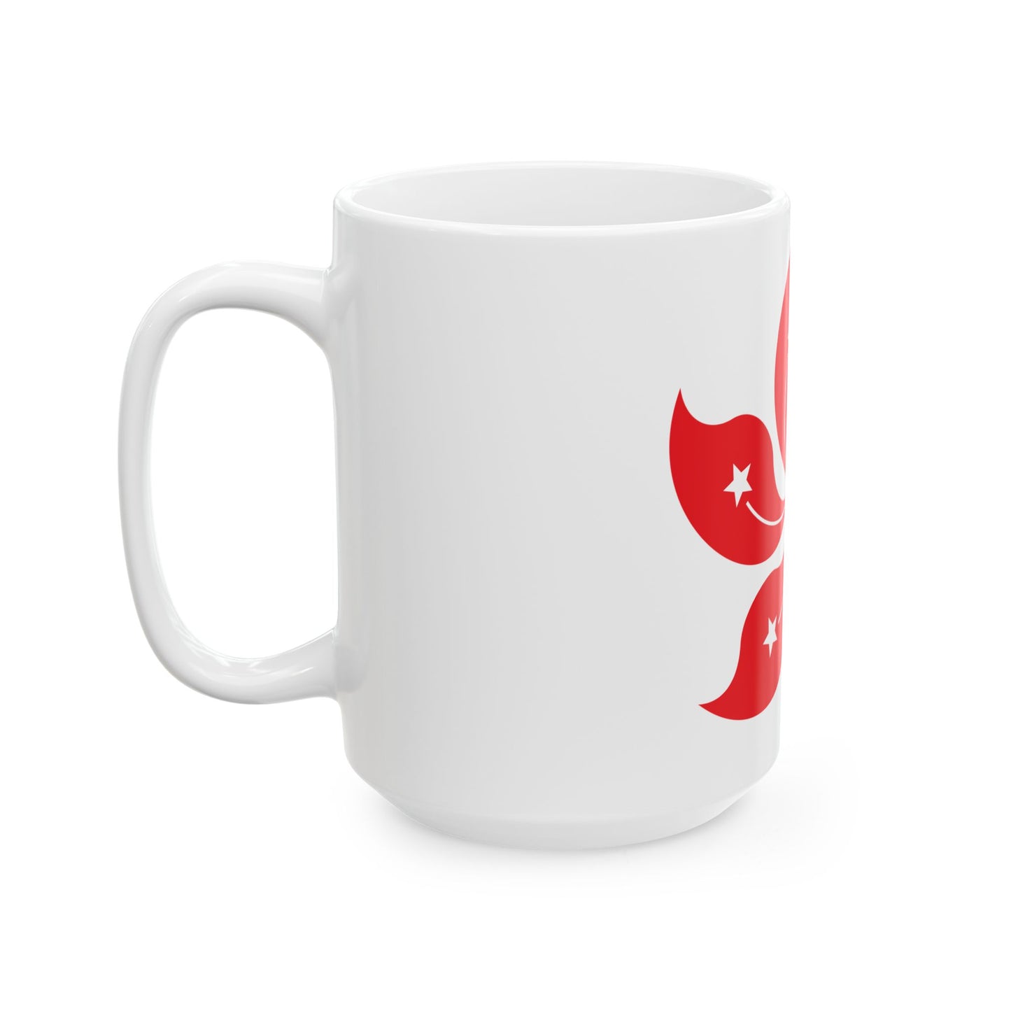 Hong Kong bauhinia (China) White Coffee Mug-Go Mug Yourself