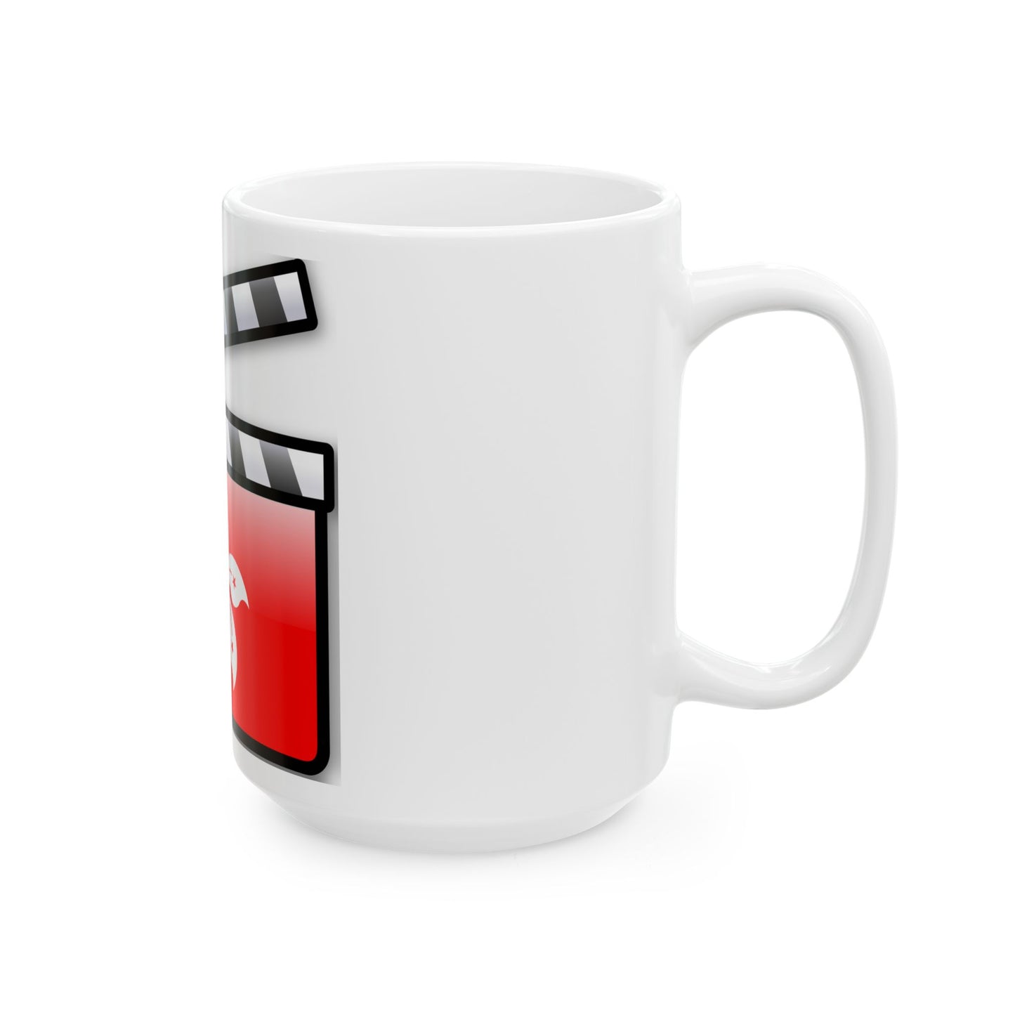 Hong Kong film clapperboard (China) White Coffee Mug-Go Mug Yourself