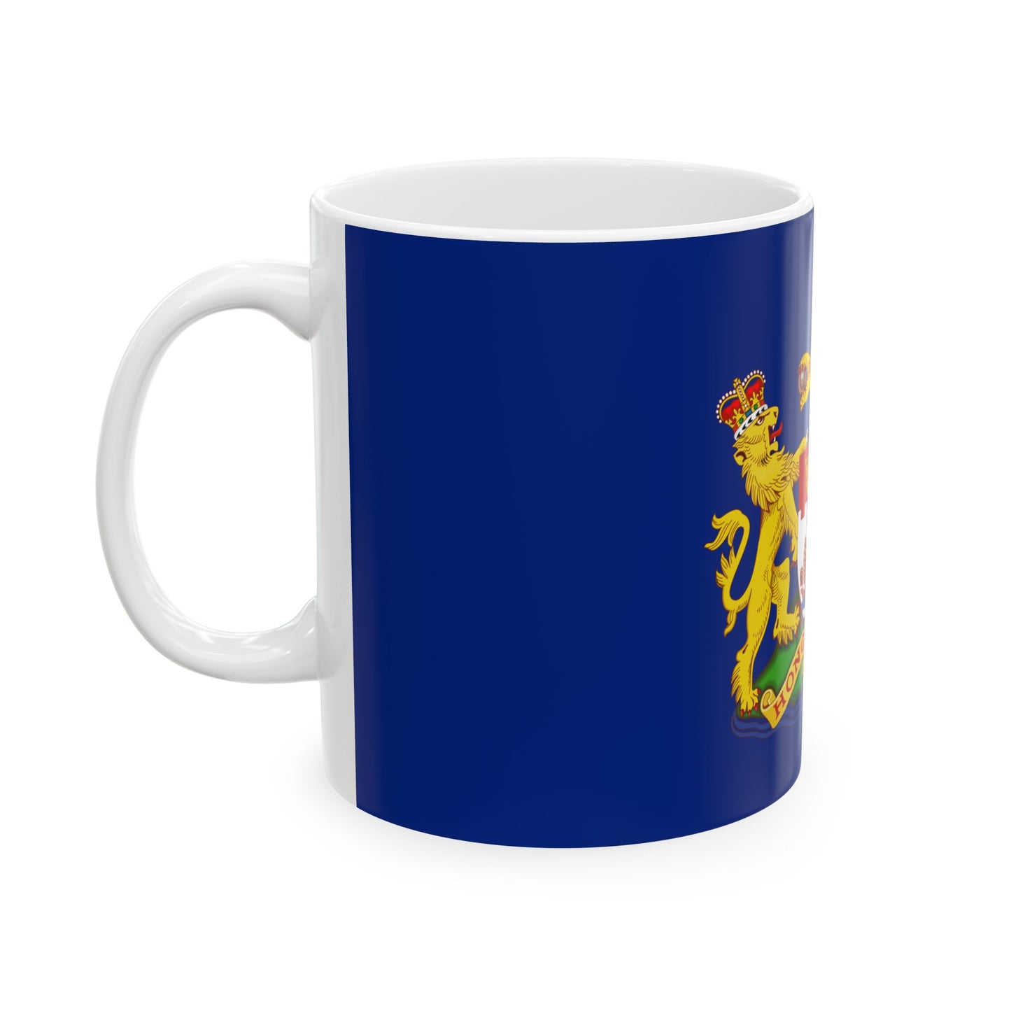 Hong Kong Independence Movement Flag (China) White Coffee Mug-Go Mug Yourself