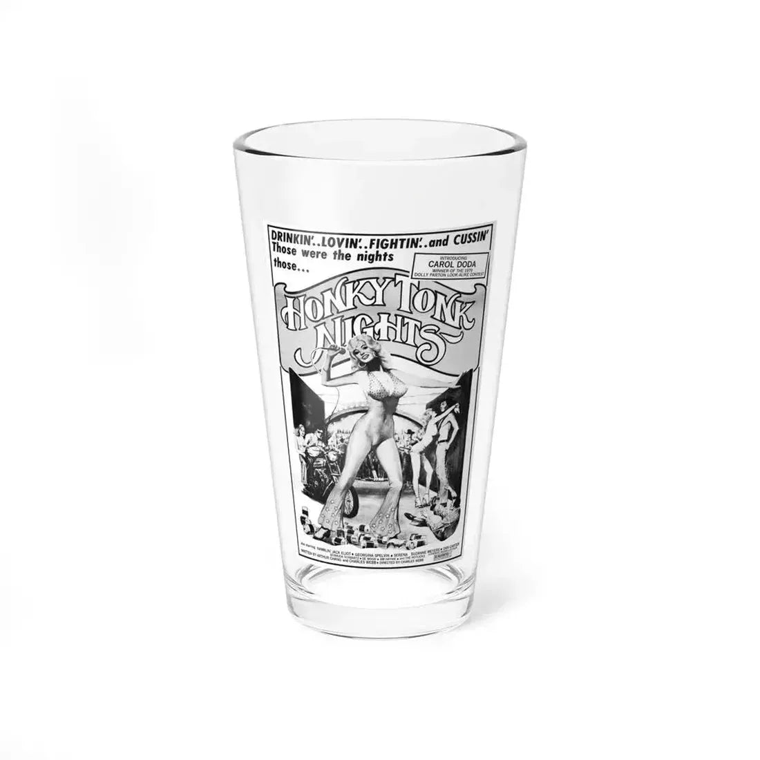 HONKY TONK NIGHTS 1978 Movie Poster - Pint Glass 16oz 16oz - Go Mug Yourself
