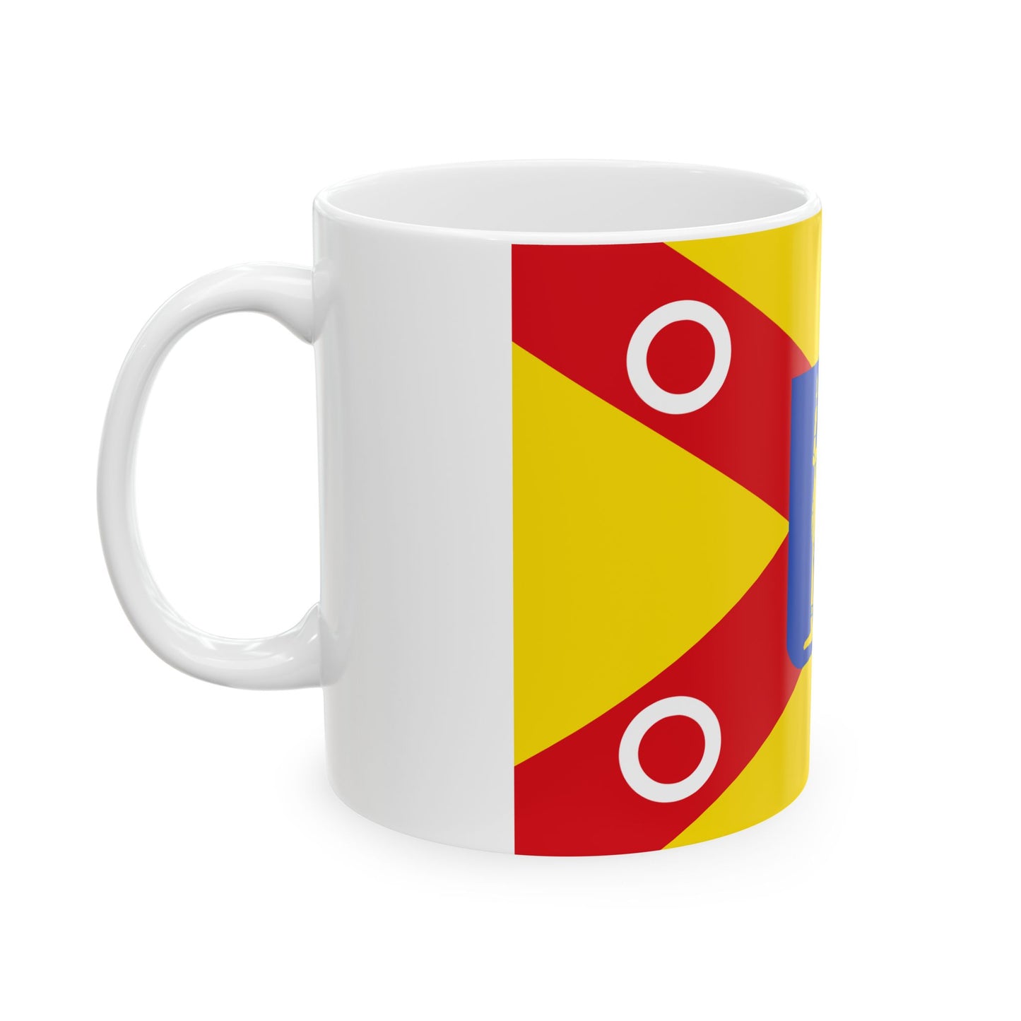 Hooglede vlag (Belgium) White Coffee Mug-Go Mug Yourself