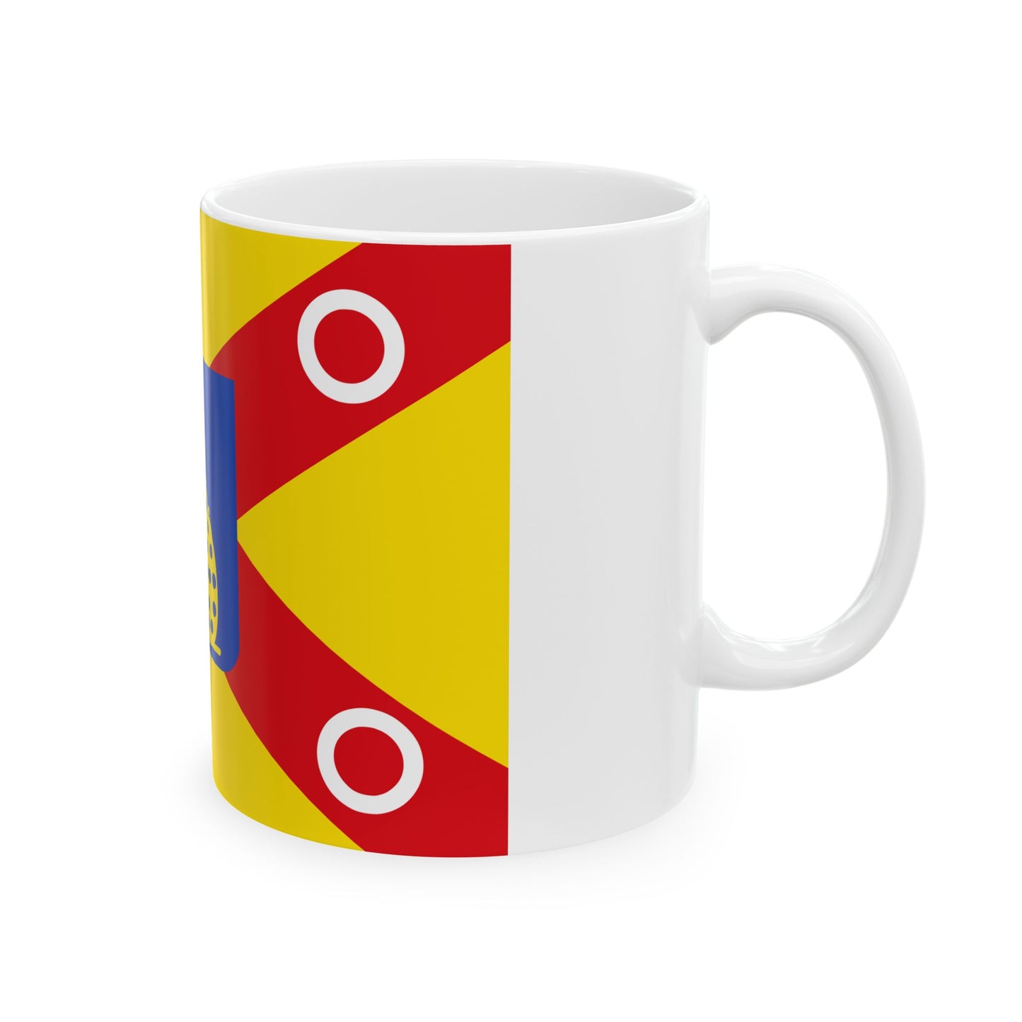 Hooglede vlag (Belgium) White Coffee Mug-Go Mug Yourself