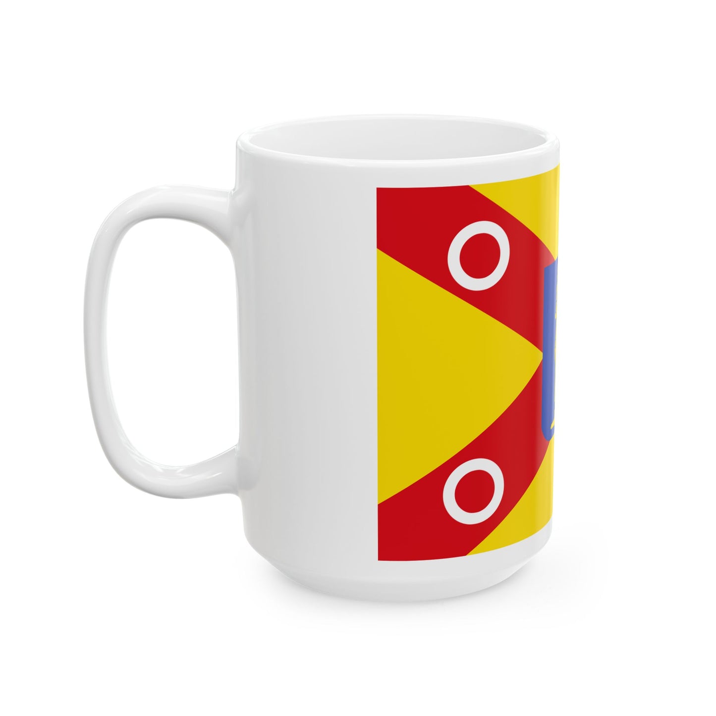 Hooglede vlag (Belgium) White Coffee Mug-Go Mug Yourself