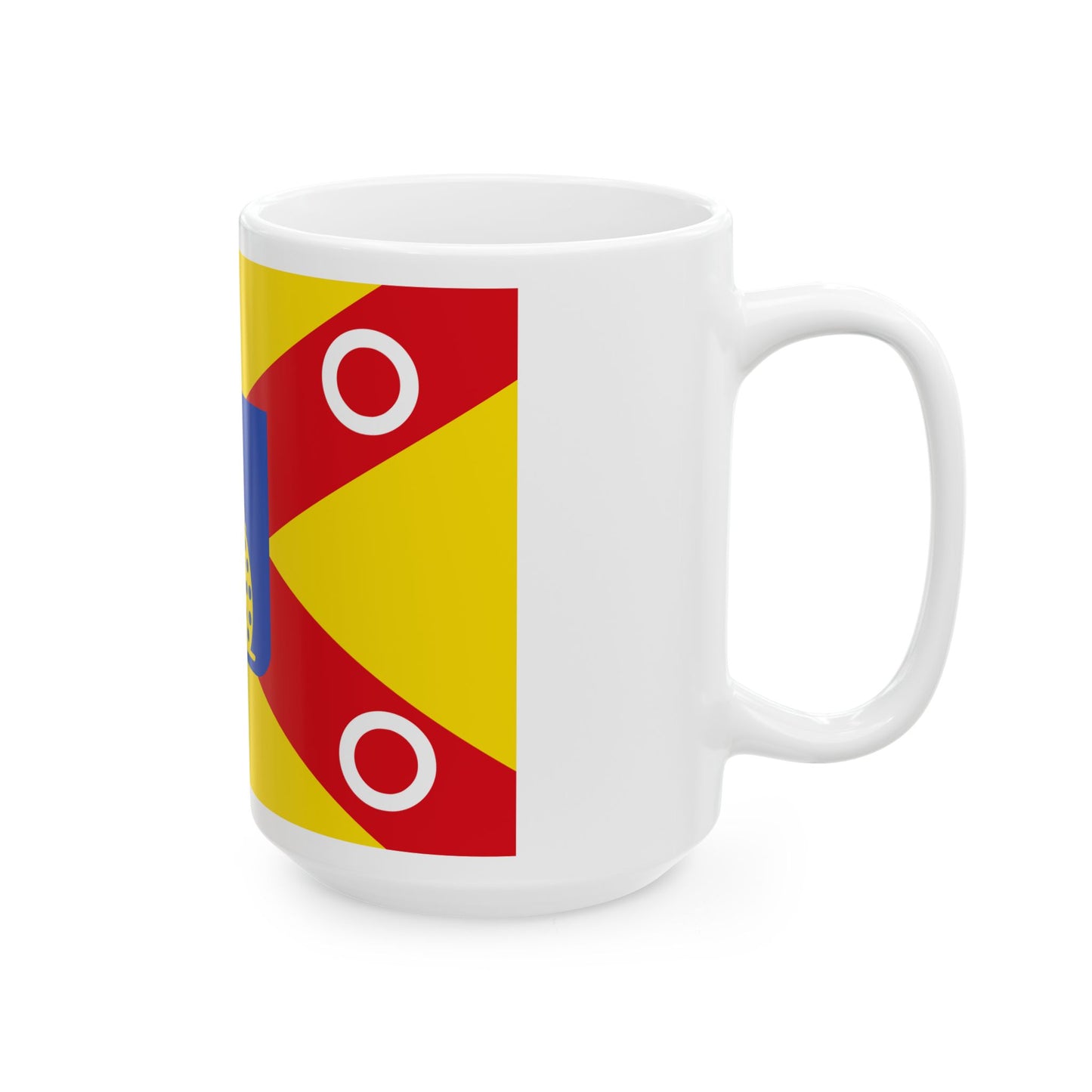 Hooglede vlag (Belgium) White Coffee Mug-Go Mug Yourself