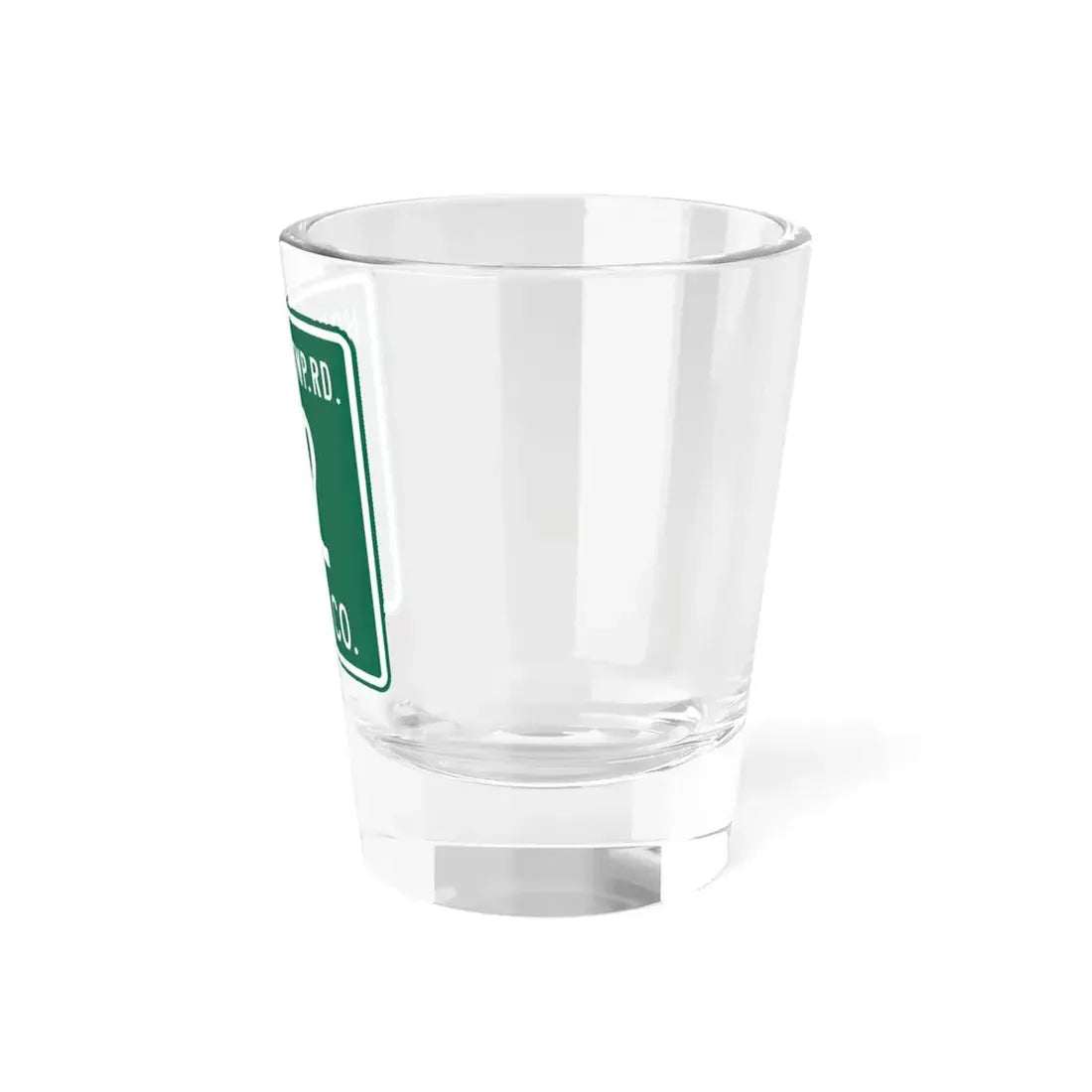 Hopewell Township Route 92 Perry County Ohio (Ohio) (Road Sign) Shot Glass 1.5oz - Go Mug Yourself