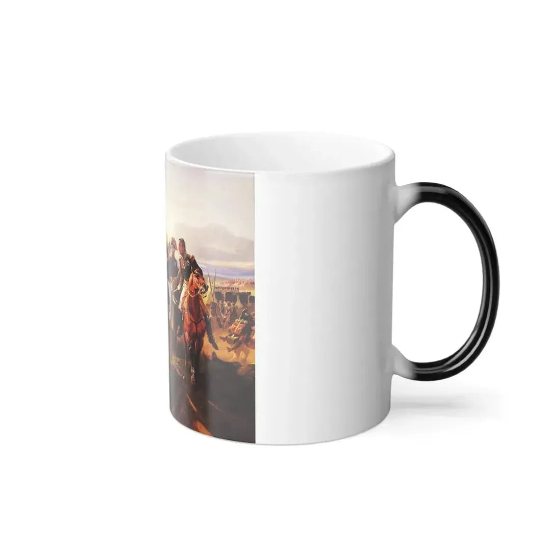 Horace Vernet (1789-1863) Napoleon at the Battle of Friedland, 1807 - 1836 - Color Changing Mug 11oz - Go Mug Yourself
