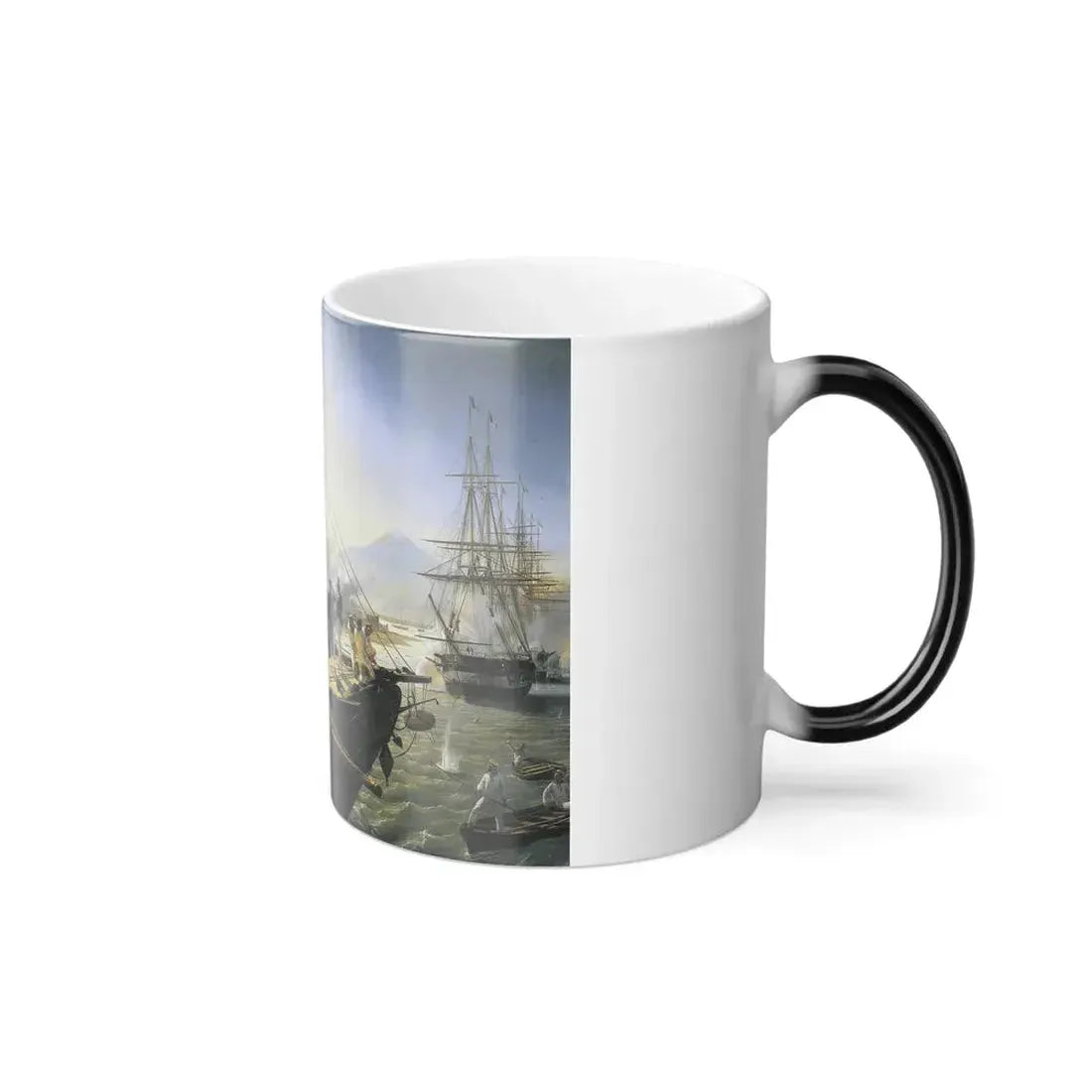 Horace Vernet (1789-1863) Scene from the Mexican Expedition in 1838 (The Pastry War) - Oil on Canvas 1841 - Color Changing Mug 11oz - Go Mug Yourself